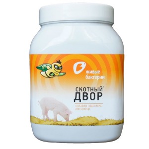 Скотный двор - Глубокая подстилка для Свиней
